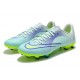 Nike Mercurial Vapor 14 Academy FG Low-top Turqoise Green Men Soccer Cleats 