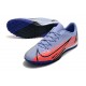 Nike Mercurial Vapor 14 Academy TF Low-top Pink Blue Men Soccer Cleats 