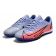 Nike Mercurial Vapor 14 Academy TF Low-top Pink Blue Men Soccer Cleats 