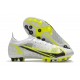 Nike Mercurial Vapor 14 Eilte PRO Low-top White Yellow Men Soccer Cleats 