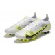 Nike Mercurial Vapor 14 Eilte PRO Low-top White Yellow Men Soccer Cleats 