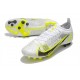 Nike Mercurial Vapor 14 Eilte PRO Low-top White Yellow Men Soccer Cleats 