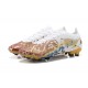 Nike Mercurial Vapor 14 Elite FG Low-top Brown White Men Soccer Cleats 