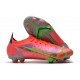 Nike Mercurial Vapor 14 Elite FG Low-top Pink Yellow Men Soccer Cleats 