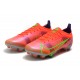 Nike Mercurial Vapor 14 Elite FG Low-top Pink Yellow Men Soccer Cleats 