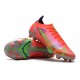 Nike Mercurial Vapor 14 Elite FG Low-top Pink Yellow Men Soccer Cleats 