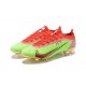 Nike Mercurial Vapor 14 Elite FG Low-top Red Green Gold Men Soccer Cleats 