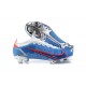 Nike Mercurial Vapor 14 Elite FG Low-top Sliver Blue White Men Soccer Cleats 