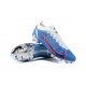 Nike Mercurial Vapor 14 Elite FG Low-top Sliver Blue White Men Soccer Cleats 