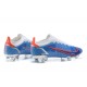 Nike Mercurial Vapor 14 Elite FG Low-top Sliver Blue White Men Soccer Cleats 