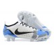 Nike Mercurial Vapor 14 Elite FG Low-top White Blue Men Soccer Cleats 