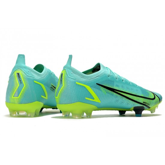 Nike Mercurial Vapor 14 Elite MDS FG Low-top Turqoise Green Woemn And Men Soccer Cleats 