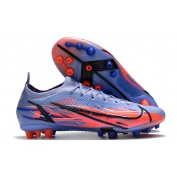 Nike Mercurial Vapor 14 Elite PRO AG Low-top Blue Pink Men Soccer Cleats 