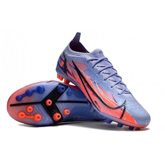 Nike Mercurial Vapor 14 Elite PRO AG Low-top Blue Pink Men Soccer Cleats 