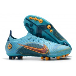 Nike Mercurial Vapor 14 Elite PRO AG Low-top Blue Women And Men Soccer Cleats 