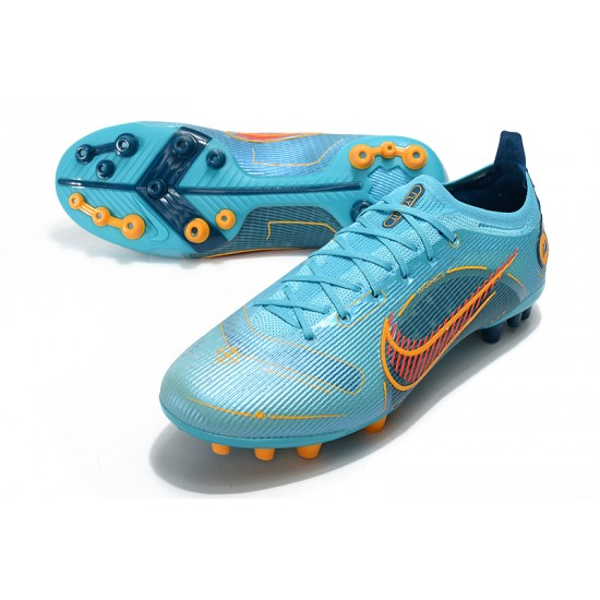 Nike Mercurial Vapor 14 Elite PRO AG Low-top Blue Women And Men Soccer Cleats 