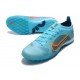 Nike Mercurial Vapor 14.5 Elite TF Low-top Blue Orange Men Soccer Cleats 