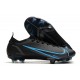 Nike Mercurial Vapor XIV Elite FG Low-top Black Blue Men Soccer Cleats 