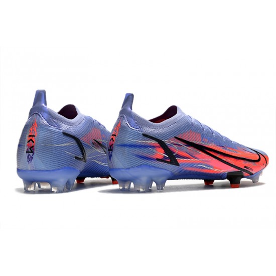 Nike Mercurial Vapor XIV Elite FG Low-top Blue Pink Women And Men Soccer Cleats 