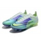 Nike Mercurial Vapor XIV Elite FG Low-top White Turqoise Women And Men Soccer Cleats 