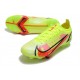 Nike Mercurial Vapor XIV Elite FG Low-top Yellow Orange Men Soccer Cleats 