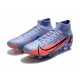 Nike Mercurial Vapor XIV Elite SG PRO Anti Clog High-top Deep Blue Men Soccer Cleats 