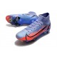 Nike Mercurial Vapor XIV Elite SG PRO Anti Clog High-top Deep Blue Men Soccer Cleats 