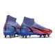 Nike Mercurial Vapor XIV Elite SG PRO Anti Clog High-top Deep Blue Men Soccer Cleats 