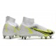 Nike Mercurial Vapor XIV Elite SG PRO Anti Clog High-top White Men Soccer Cleats 