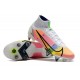 Nike Mercurial Vapor XIV Elite SG PRO Anti Clog High-top White Pink Men Soccer Cleats 