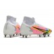 Nike Mercurial Vapor XIV Elite SG PRO Anti Clog High-top White Pink Men Soccer Cleats 