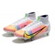 Nike Mercurial Vapor XIV Elite SG PRO Anti Clog High-top White Pink Men Soccer Cleats 