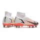 Nike Mercurial Vapor XIV Elite SG PRO Anti Clog High-top White Red Men Soccer Cleats 