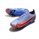 Nike Mercurial Vapor XIV Elite SG PRO Anti Clog Low-top Deep Blue Men Soccer Cleats 