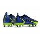 Nike Mercurial Vapor XIV Elite SG PRO Anti Clog Low-top Deep Blue Yellow Men Soccer Cleats 