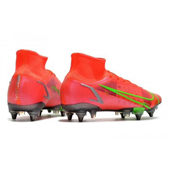 Nike Mercurial Vapor XIV Elite SG PRO Anti Clog Low-top Red Men Soccer Cleats 