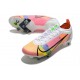 Nike Mercurial Vapor XIV Elite SG PRO Anti Clog Low-top White Pink Men Soccer Cleats 