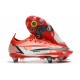 Nike Mercurial Vapor XIV Elite SG PRO Anti Clog Low-top White Red Men Soccer Cleats 