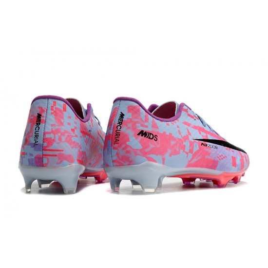 Nike Mercurial Vapor XV FG High-top Purple Pink Men Soccer Cleats 