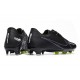 Nike Mercurial Vapor XV FG Low-top Black Yellow Men Soccer Cleats 