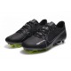 Nike Mercurial Vapor XV FG Low-top Black Yellow Men Soccer Cleats 