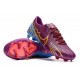 Nike Mercurial Vapor XV FG Low-top Purple Blue Men Soccer Cleats 