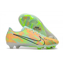 Nike Mercurial Vapor XV FG Low-top Turqoise Green Men Soccer Cleats 