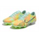 Nike Mercurial Vapor XV FG Low-top Turqoise Green Men Soccer Cleats 