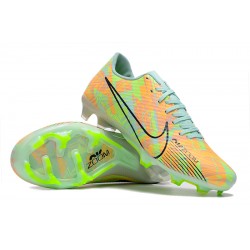 Nike Mercurial Vapor XV FG Low-top Turqoise Green Men Soccer Cleats 