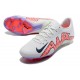 Nike Mercurial Vapor XV FG Low-top White Purple Men Soccer Cleats 