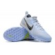 Nike Mercurial Zoom Vapor 14.5 Pro TF Low-top White Yellow Blue Men Soccer Cleats 