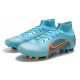 Nike Superfly 8 Academy AG High-top Blue Women And Men Soccer Cleats 