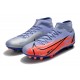 Nike Superfly 8 Academy AG High-top Purple Women And Men Soccer Cleats 