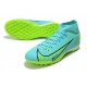 Nike Superfly 8 Academy TF High-top Turqoise Green Men Soccer Cleats 